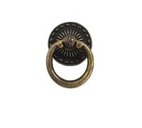 Manijas De Cocina Anillo Retro 10 Piezas Con Manija De Bronce, Anillo Para Colgar, Anillo Para Cajón, Anillo Para Tirar De Un Solo Orificio, Puerta De Gabinete, Bronce Verde