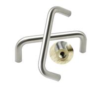 Manijas de gabinete 2 tiradores de acero inoxidable 304 cepillados for armarios, cajones y puertas de cocina, for baño, armarios, barra redonda de 10 mm de diámetro.(96mm)