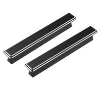 Manijas de gabinete, 2 tiradores de puerta de armario de material sólido, tiradores de muebles de aluminio for armarios de cocina.(Length 120mm)