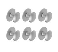 Manijas De Gabinetes Reutilizables 6 Piezas Impermeables Metal Establecido Instalación Rápida Para Muebles Baño Ducha Puerta La Puerta Acero
