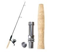 Manijas de la caña de la pesca, no deslizantes universales Metal Reel Seat - Accesorios para pesca | Para aguas residuales al aire libre Lake Pond Saltwater Dock River Sea Beach