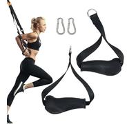 Manijas de las máquinas para cables, mangos de entrenamiento - D -entrenador de fuerzas asas - Enlaces de ejercicios en el gimnasio para la banda de resistencia de las poleas de la máquina de cable y