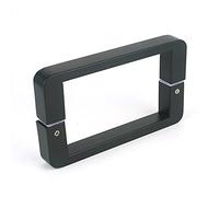 Manijas de puerta de ducha, Tirador de puerta de ducha tubular de vidrio con distancia entre orificios de 145 mm, pomo de acero inoxidable para mampara de ducha, tiradores de puerta de granero con pu