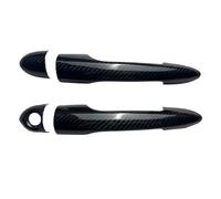 Manijas de puerta exterior de repuesto para Alfa Romeo para Giulietta 2012-2021 de fibra de carbono real