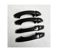 Manijas de puerta exteriores de repuesto para asiento para Leon para Cupra 5F MK3 2013 2014 2015 2016 2017 2018 2019 cubierta de manija de puerta cubiertas de plástico (color: 2) (1)