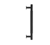 Manijas de puerta moleteadas latón for doble, madera, cuarto ducha, un lado, dos lados, tiradores negros dorados mate para Mamparas De Ducha(P1-QBCF-3XL)