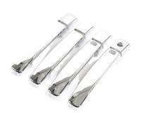 Manijas de puerta Para Nissan Para Qashqai J10 2007-2013 Para Primera generación 8 piezas/juego de cubiertas de manijas de puertas de automóviles, cubiertas de manijas de puertas cromadas con estilo(S
