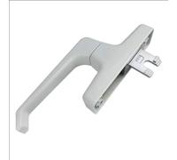 Manijas de ventana, reemplazo de manijas, puertas y accesorios giratorios for puertas batientes con accionamiento de empuje y tracción.(Bianco,Window spindle width 25mm)