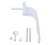 Manijas de ventana universales, Manija de ventana universal de PVC blanca con cerradura con llave for doble acristalamiento