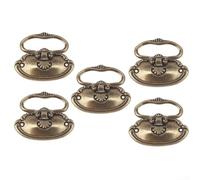 Manijas del gabinete y del cajón de la aleación del cinc 5pcs con el diseño decorativo europeo del vintage para el hardware