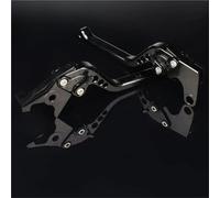 Manijas Dispositivo Freno Manetas De Embrague Y Freno Para Motocicleta Para Suzuki LTZ400 LTZ 400 2003-2009, Manillar Con Palancas Ajustables Resistentes Moto Palanca Embrague(Negro,Largo)
