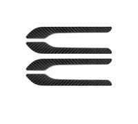 Manijas exteriores de repuesto para Tesla para el modelo Y 3/3+ para Highland 2017-2025 de fibra de carbono real, cubierta de manija de puerta exterior, marco adhesivo (fibra de carbono brillante