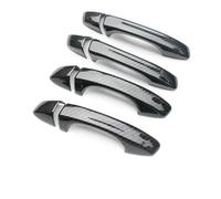 Manijas exteriores para puertas de coche Embellecedor De Ma Para De Puerta De Coche De Fibra De Carbono Resistente A Arañazos, Adhesivo Decorativo, Accesorio Para Skoda Para Kodiaq 2017-2022