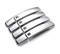 Manijas exteriores para puertas de coche Embellecedores De Manijas De Puerta ABS Para Discovery 4, Range Rover Sport Y Freelander (con Orificio Para Llave) - 8 Unidades En Brillante( 8pcs Chrome)