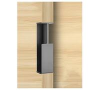 Manijas for puertas corredizas, tiradores empotrados for puertas de armario, tiradores de granero, cajones(Grey-4.5cm,L15cm)