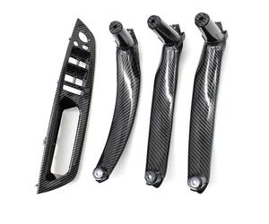 Manijas interiores Compatible Con Para X5 E70 2007 2008 2009 2010 2011 2012 2013 Cubierta Reposabrazos Coche Moldura Panel Manija Tirador Puerta Interior