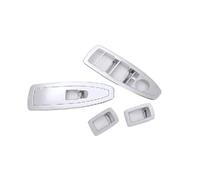 Manijas Interiores de Puertas para Coche, 4 Piezas, Estilo Coche, ABS Cromado, Marco del Interruptor del elevalunas, Cubierta, Adhesivo Interior para BMW X1 F48 X2 F47 2016-2020