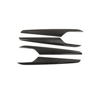 Manijas interiores Manija De Puerta Interior De Coche De Fibra De Carbono ABS Tira Decorativa Pegatina Decorativa Para BMW X1 E84 2011-2015(Carbon fiber)