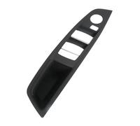 Manijas Interiores Para Coche Para B&MW F10 F11 Serie 5 LHD RHD Tirador Puerta Interior Panel Reposabrazos Moldura Sin Botón Plegado Espejo(Rhd Black)