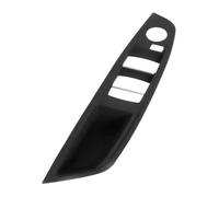 Manijas Interiores Para Coche Para B&MW F10 F11 Serie 5 LHD RHD Tirador Puerta Interior Panel Reposabrazos Moldura Sin Botón Plegado Espejo(Lhd Black)
