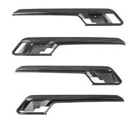 Manijas Interiores Para Coche Para Silverado 2022 2023 2024 Embellecedor De Panel Decorativo Para Manija Puerta Interior Coche(Black Wood Grain)