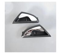 Manijas Interiores Puertas Coche Para JAC J3 J3S J3 Para Turín 2009-2015 Manija Interior Gris Y Cromada Delantera Izquierda Trasera Derecha Plateada Tiradores Interiores Coche(Grey front right)
