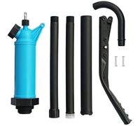 Manijas manuales portátiles resistentes a la corrosión para barriles de 55 galones, combustibles, aceite, agua, transferencia de sustancias, tambor manual de polipropileno para combustibles