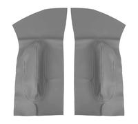 Manijas Puerta Coche Para Beetle 1998-2010 Con Funda Cuero Microfibra Decoración Interior Puerta Delantera Accesorios Cuero Para Coche 1 Par Accesorios Interiores(Gray 2pcs)
