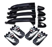 Manijas Puerta Coche Para Kia Para Spectra Para Cerato 1.8L 2.0L 2004-2009 Kit 8 Manijas Puerta Automóvil Exteriores E Interiores Delanteras Traseras Izquierdas Maneta De Puerta Coche(Chrome)