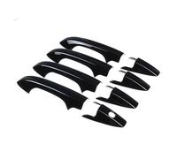 Manijas Puerta Exteriores Cromadas 8 Piezas Para CRV 2007 2008 2009 2010 2011 Embellecedor Puerta Exterior Pegatina Piel Accesorios Coche Maneta Exterior coche(8Piece Gloss black)