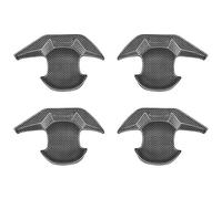 ManijasExteriores Puertas Automóvil Para Alphard 40 Para Series 2024 Manija De Puerta Un Solo Orificio Tirador Copa Kit Accesorios Decorativos Protector Antiarañazos(Blade Door Bowl Carbon Fiber)