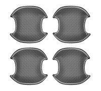 ManijasExteriores Puertas Automóvil Para Alphard 40 Para Series 2024 Manija De Puerta Un Solo Orificio Tirador Copa Kit Accesorios Decorativos Protector Antiarañazos(Small Door Bowl Carbon Fiber)