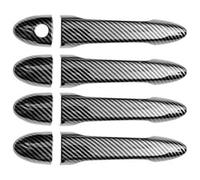 ManijasExteriores Puertas Automóvil Para Buick Para Verano Manija De Puerta Coche Un Solo Orificio Taza Decorativa Resistente A Arañazos Accesorios Modificación Protector Compatible Con(Carbon Fiber P
