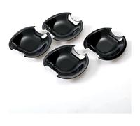 ManijasExteriores Puertas Automóvil Para Sedici 189 2006-2011 Moldura De Manija Puerta Un Solo Orificio Protector Tazón Exterior Kit Protección Antirrayas Compatible Con(Small Door Bowl Bright Black)