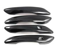 ManijasExteriores Puertas Automóvil Para Sonata DN8 2020-2023 Manija De Puerta Coche Sin Agujeros Taza Resistente A Arañazos Accesorios Modificación Protector Anti Compatible Con(Dual Smart Carbon Fib