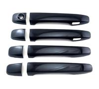 ManijasExteriores Puertas Automóvil Para Subaru Para Outback 2014-2021 Manija De Puerta Inteligente Un Solo Orificio Doble Protector Accesorios Modificación Antiarañazos Compatible Con(Bright Black)
