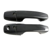 ManijasExteriores Puertas Automóvil Para Wigo 2 Volante A Derecha Manija Puerta Inteligente Un Solo Orificio Doble Antiarañazos Modificación Impacto Accesorios Protector Compatible Con(2 Doors Carbon