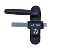 Manilla con cerrojo de seguridad integrado para puertas de trastero de 72mm | Puertas metálicas | Cortafuegos RF | Incluye bombillo de seguridad con 5 llaves | Atiran MT