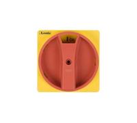 Manilla de acoplamiento de puerta, IP65, montaje de línea serie GA GAX61 63-125, fijación puerta, fijación tornillo GA, A/C/D, 22,5 x 24 x 29,5 centímetros, color amarillo y rojo (Referencia: GAX61)