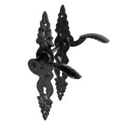 Manilla de la Puerta 72 Manija de Puerta Tirador Placa Larga Llave Negro