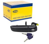 Manija Delante, izquierda negro 350105011700 MAGNETI MARELLI para FIAT PANDA