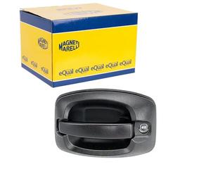 Manilla de puerta con cilindro de cierre (1 pieza) plástico negro maletero