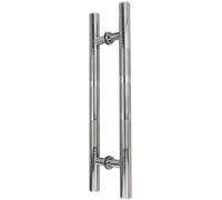 Manilla de Puerta corredera de Doble Cara Tipo Granero, Resistente, con Tirador y Barra de Descarga. Juego de herrajes de Repuesto para Puertas de Cristal con Marco, Idea