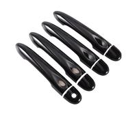 Manilla de Puerta Lateral para Megane 3 MK3 III 2008-2016 Color Negro Brillante embellecedor de manija de Puerta de Coche Accesorios de Estilo