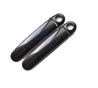 Manilla de Puerta Lateral para Seat Leon MK1 1M 1999-2004 Cubierta de Manilla de Puerta de Coche de Fibra de Carbono cromada Accesorios de Estilo Pegatinas