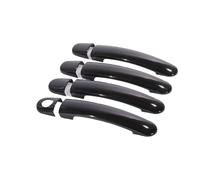 Manilla de Puerta Lateral para VW Golf 4 MK4 y Rabbit A4 1J 1997-2006 Color Negro Brillante Cromado. Cubiertas de manijas de Puerta para Coche Accesorios y Pegatinas de Estilo.