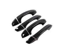 Manilla de Puerta Lateral para VW Golf 6 MK6 2009-2013 Color Negro Cromado embellecedor Adhesivo para manija de Puerta de Coche Accesorios de Estilo