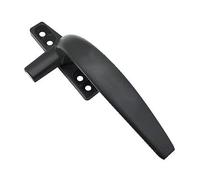 Manilla de Recambio Ventana, Manija Deslizante Metálica Duradera Con Bloqueo, Asas Seguridad Ajustables Izquierda/derecha, Herrajes Hogar(Black,Left)