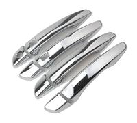Manilla Exterior corredera para Peugeot 2018-2021 Rifter Partner 3008 408 y Citroën C3 MK3. Embellecedor Cromado con Aspecto de Carbono.