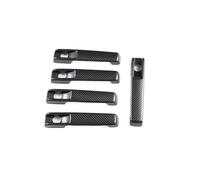 Manilla Exterior corrediza de Puerta embellecedor de Fibra de Carbono Real para manija Exterior de Puerta Cubierta Protectora para Clase G W463 W464 G65 G55 G63 G500 G550 2019-2022